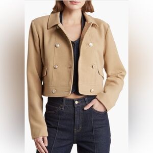 Habitual Tan Double-Breasted Jacket